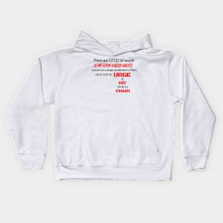 There are 1 million, 13 thousand words meme Kids Hoodie